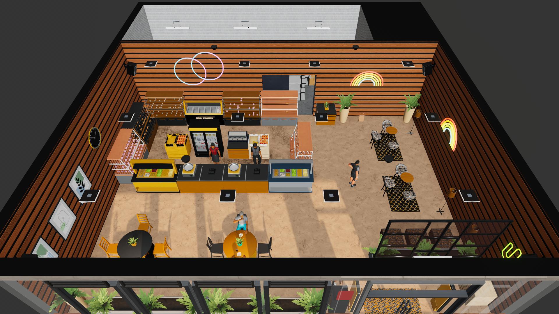 225m² C2 Cafe 20 Lager 100 RB 100% Secure