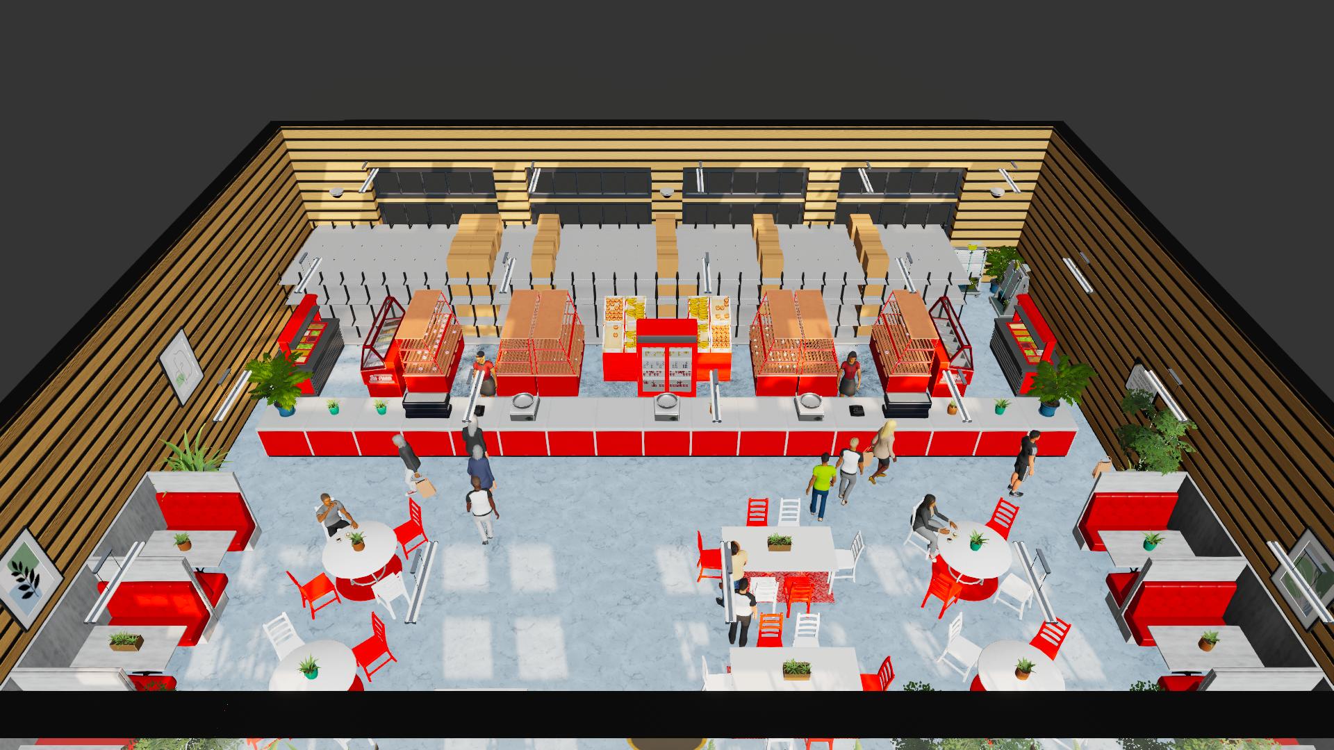 285m² D2 Cafe 33 Lager 100 RB 100% Secure