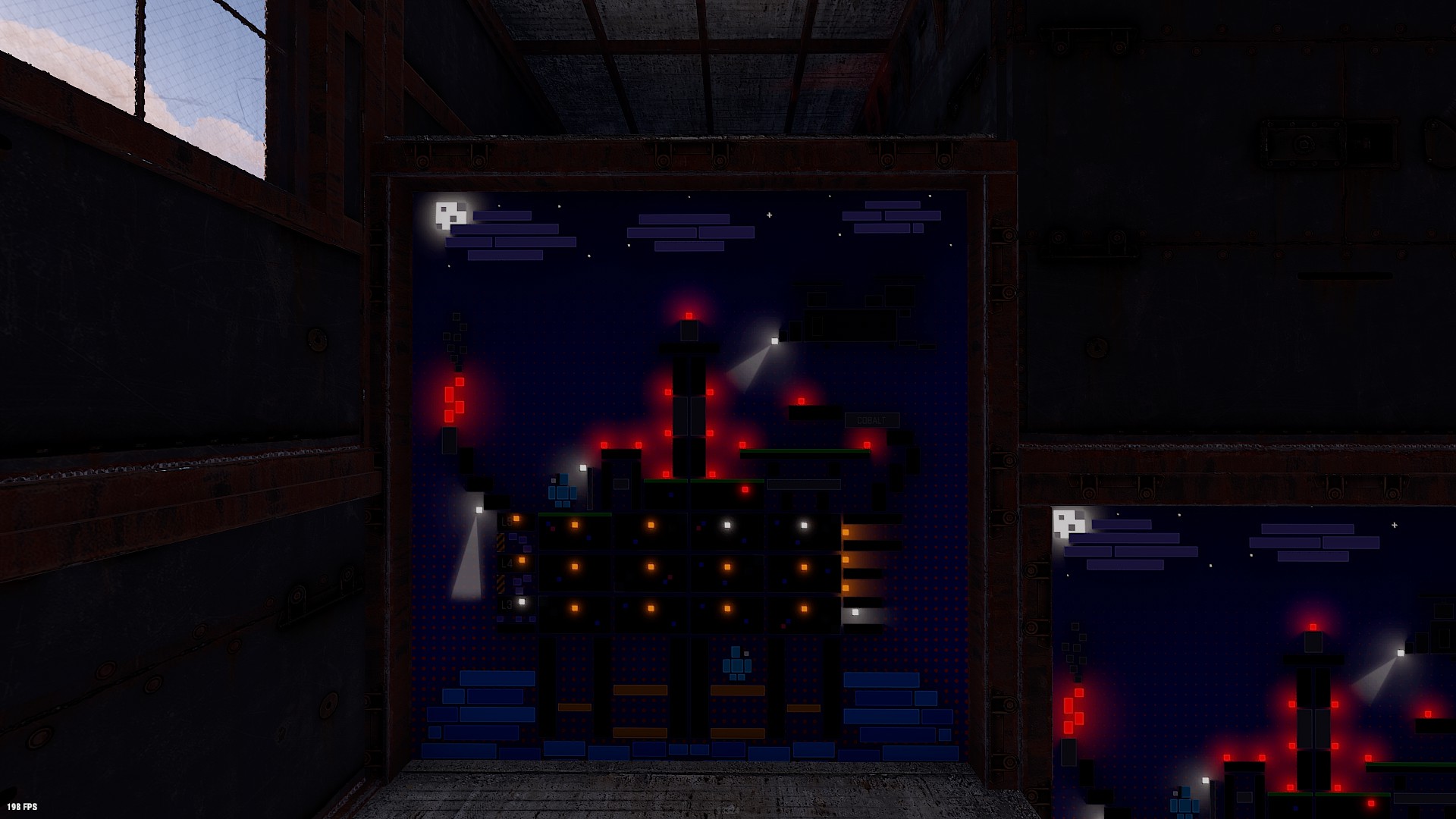 Blocky Rig Garage Door