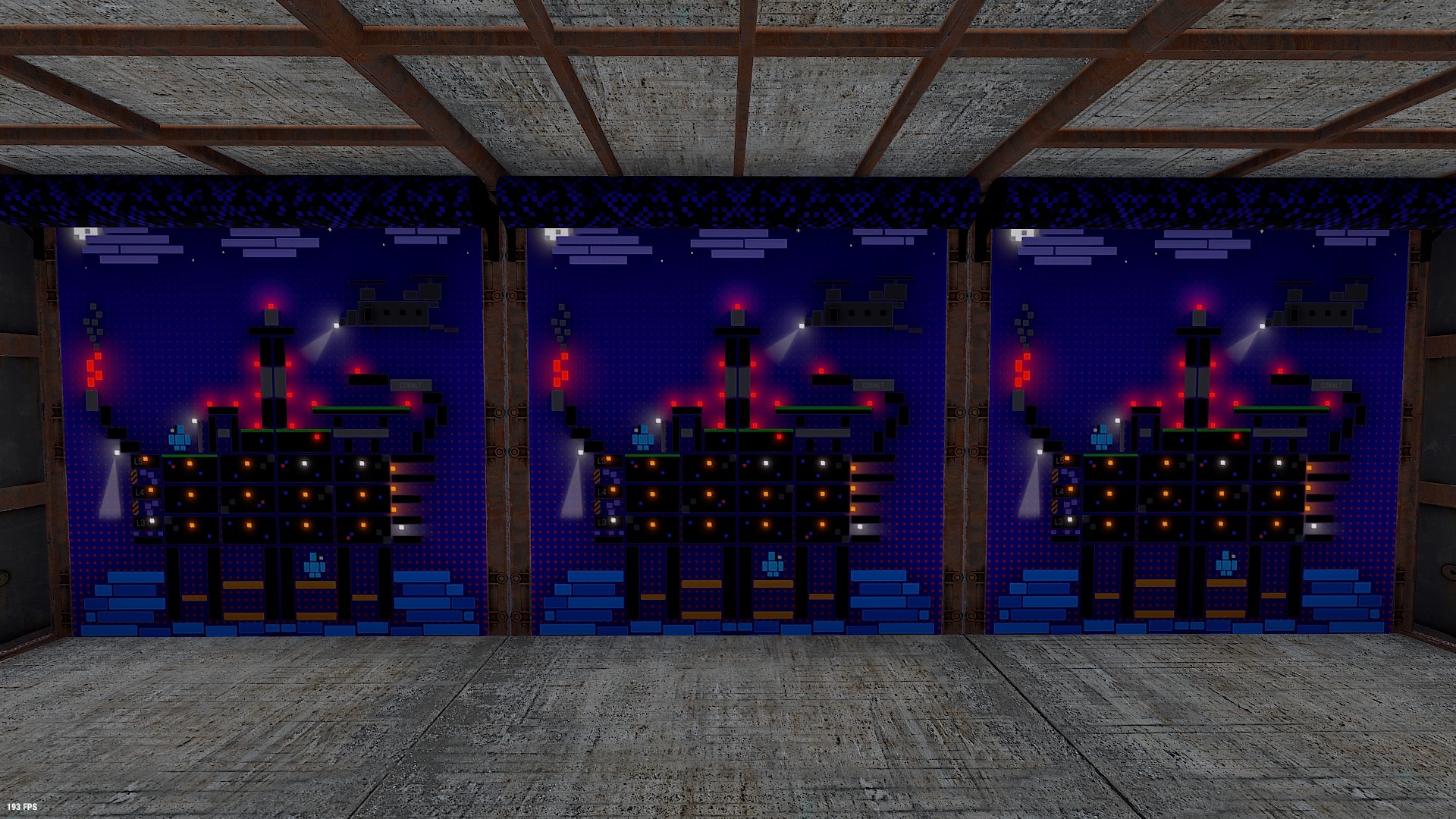 Blocky Rig Garage Door
