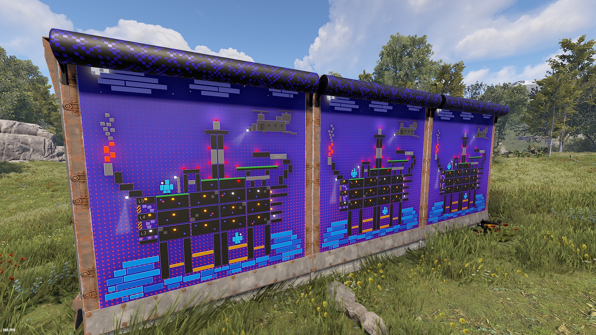 Blocky Rig Garage Door
