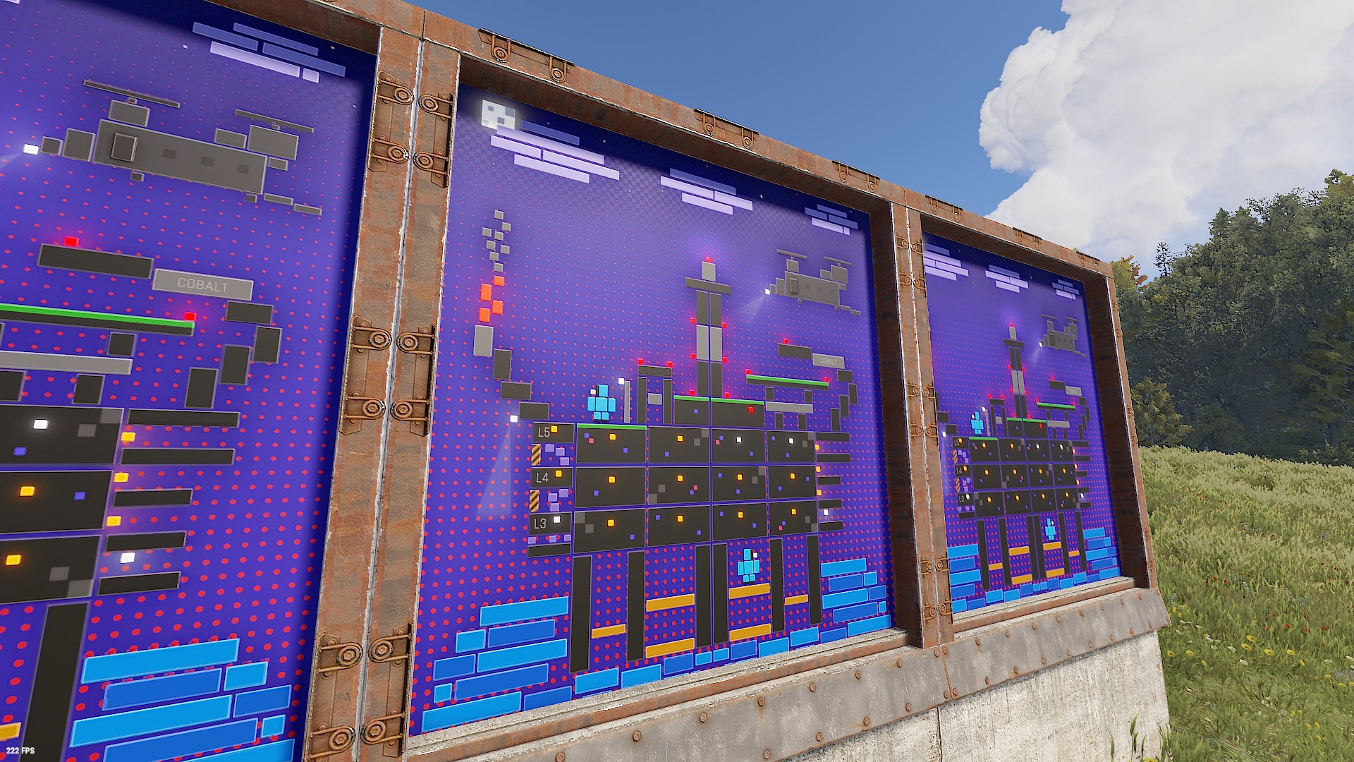 Blocky Rig Garage Door