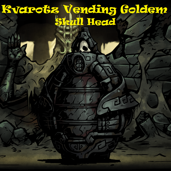 Kvarotz Vending Golem Skull Head Retexture