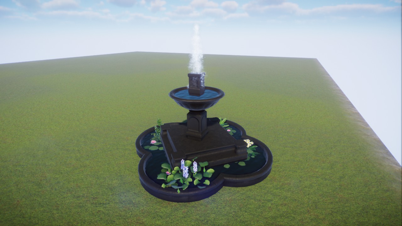 Modern fountain preview