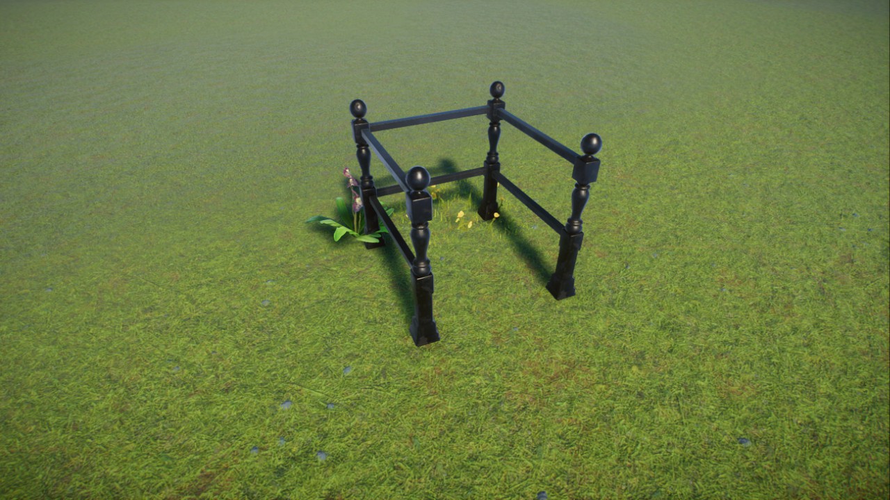 Littfle modern fence. preview
