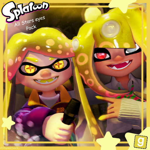 Splatoon All Stars Eyes Pack