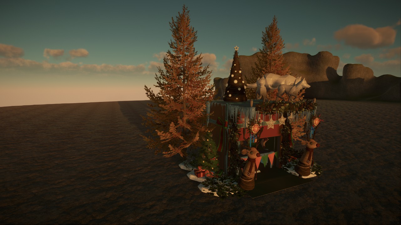 Holiday Gifting Counter Shell