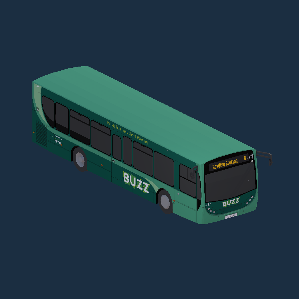Reading Buses 437 YP14 TGF Buzz Livery