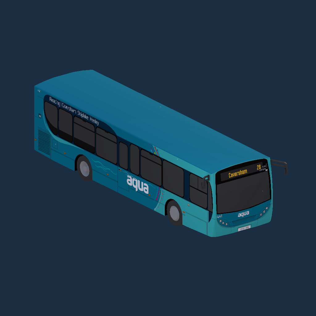 Reading Buses 441 YR14 CFN Aqua 28 Livery
