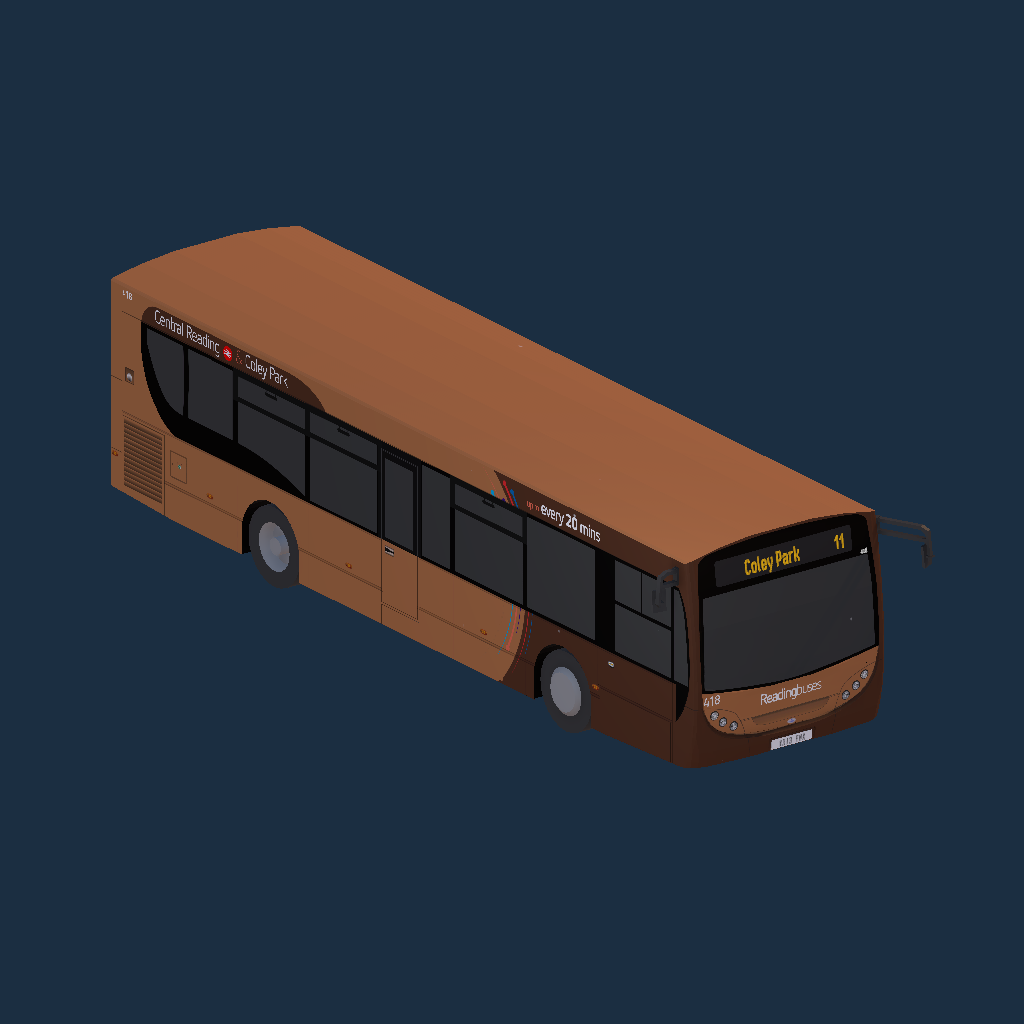 Reading Buses 418 YR13 PMX Bronze 11 Livery