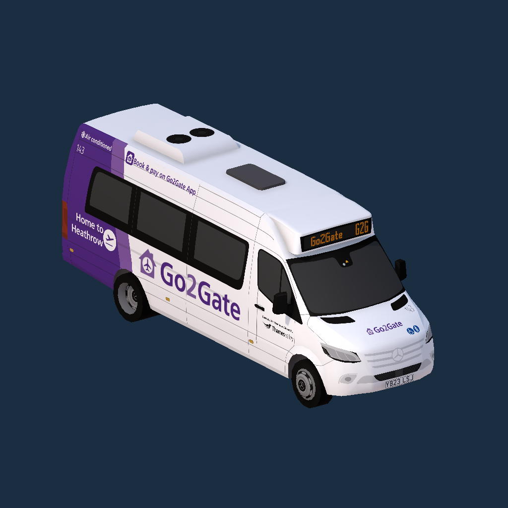 Thames Valley Buses 143 YB23 LSJ Go2Gate Dedworth Livery