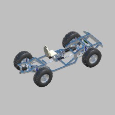 4 Wheel Drive Truck Chassis