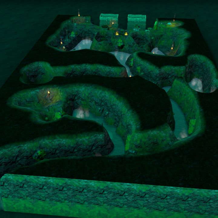 Sahuagin Underwater Cave