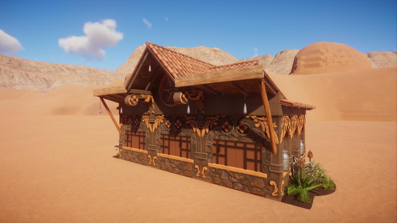 Arid Fracture 3 Shop Shed