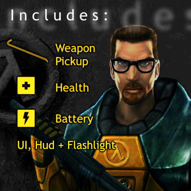 Half-Life 1 Sound Effects for UI, Hud and Items