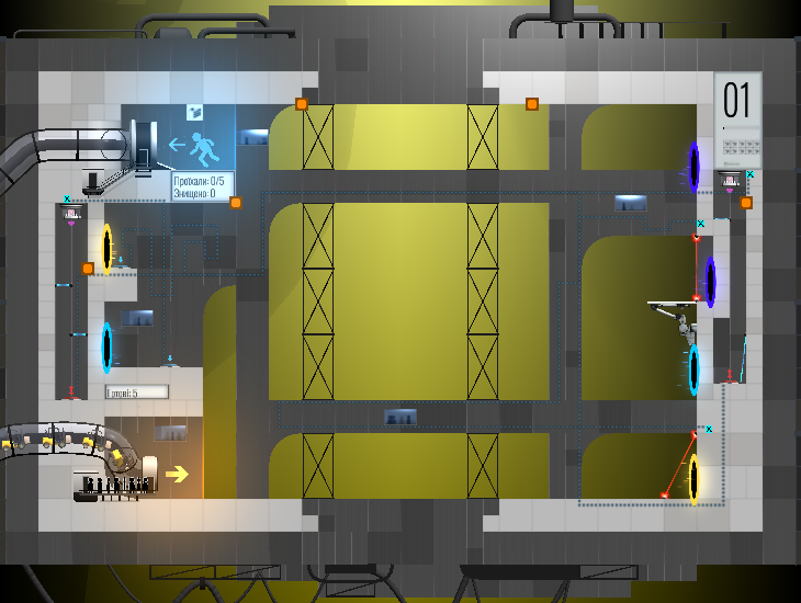 test17: Tensed cables