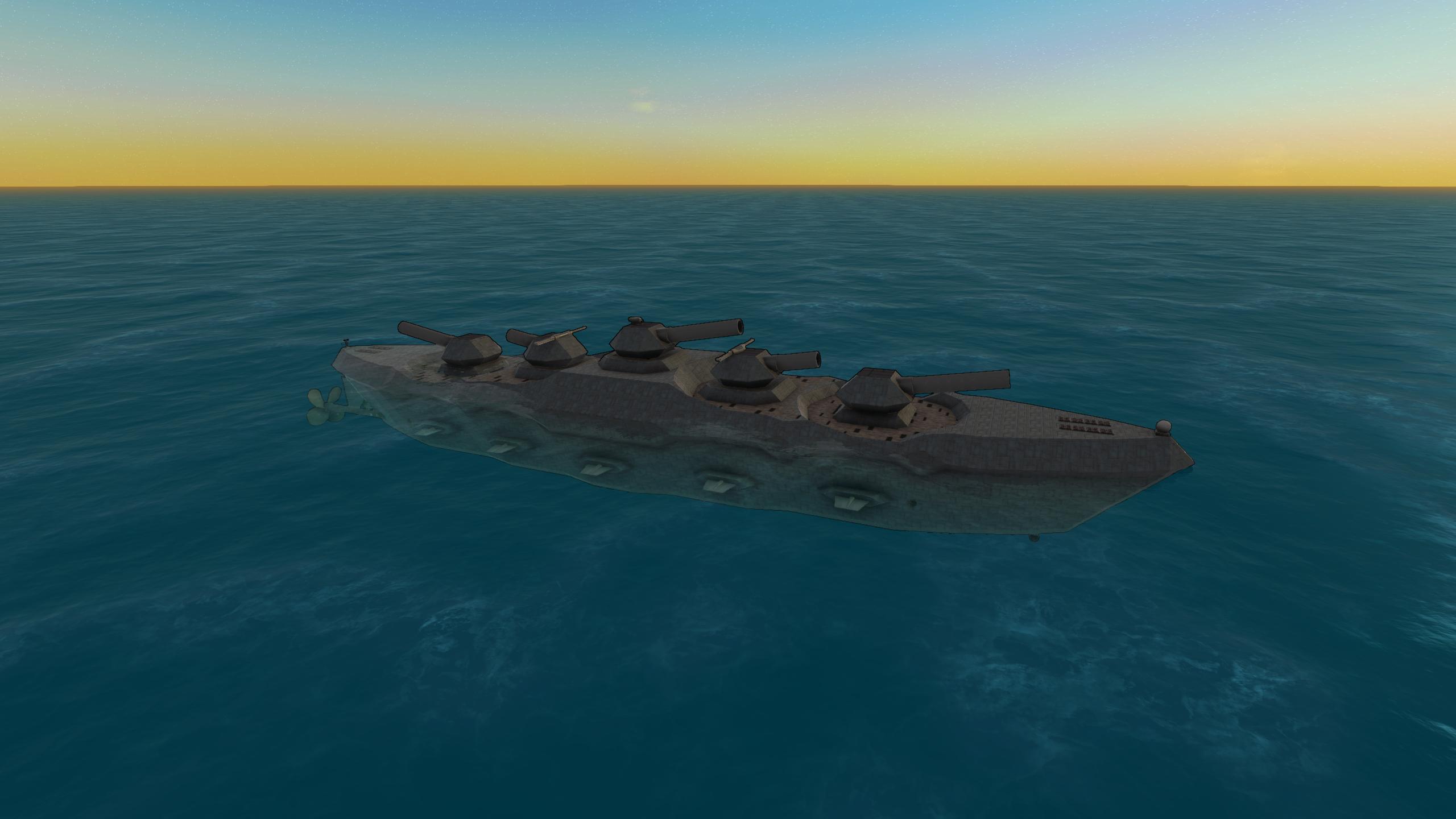 Sunless Cram Gunboat
