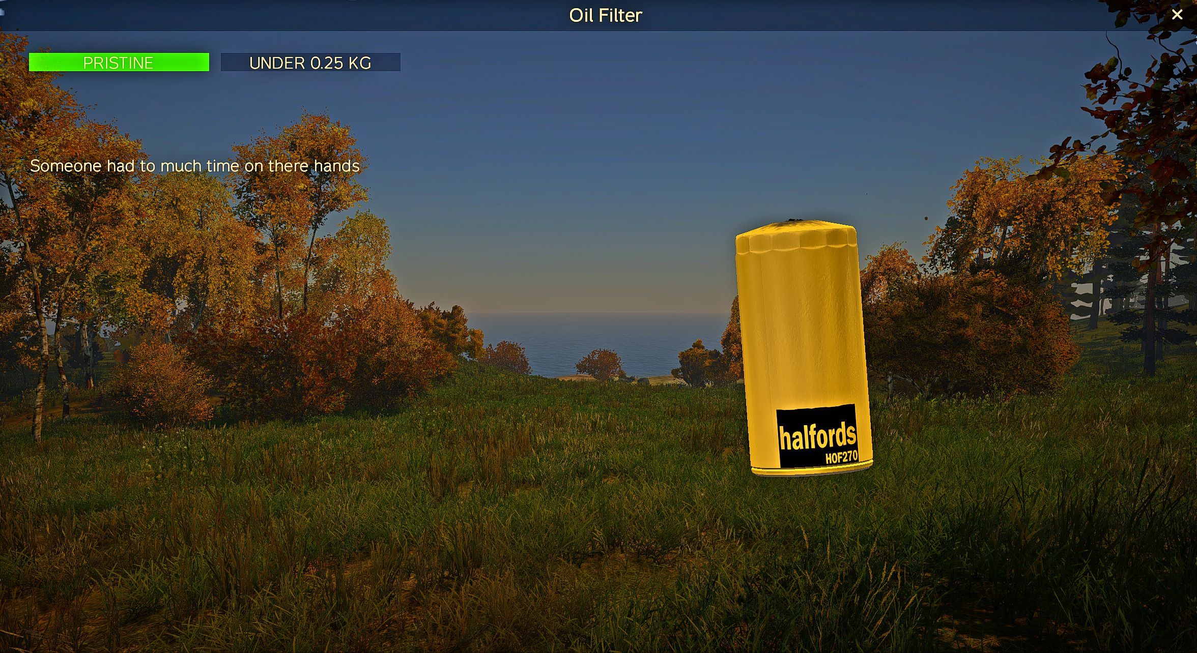 Oil Filter Suppressor