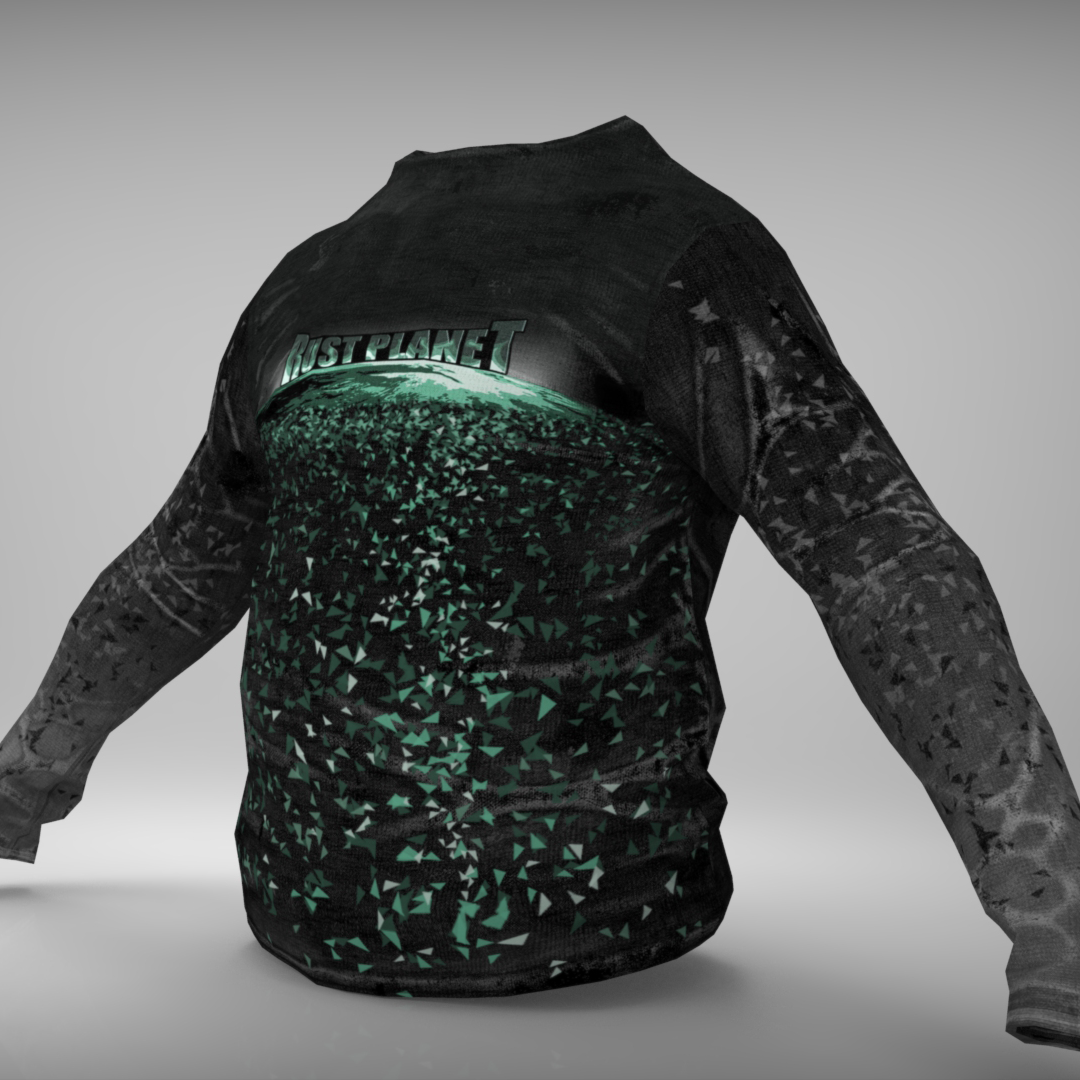 Rust Planet Long TShirt