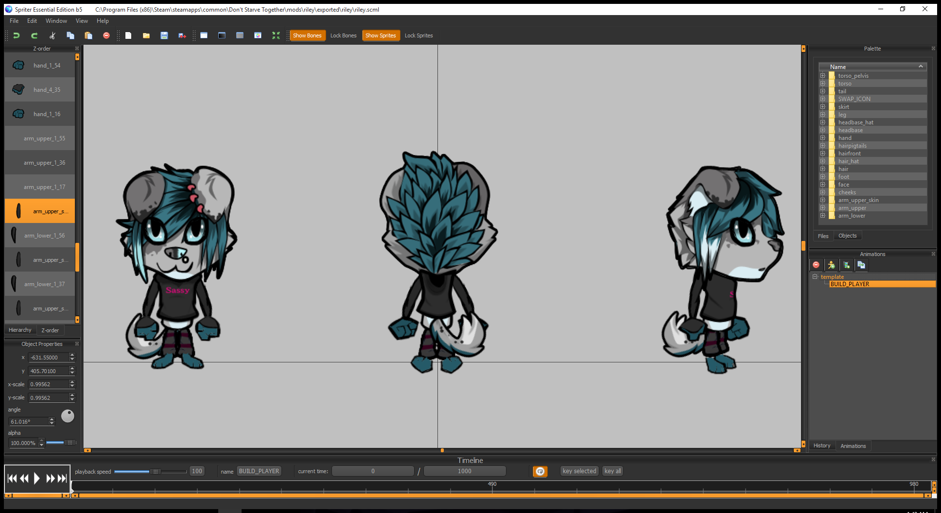 Riley – Don't Starve Together Mod