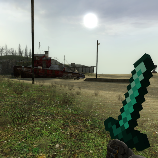 Minecraft diamond sword