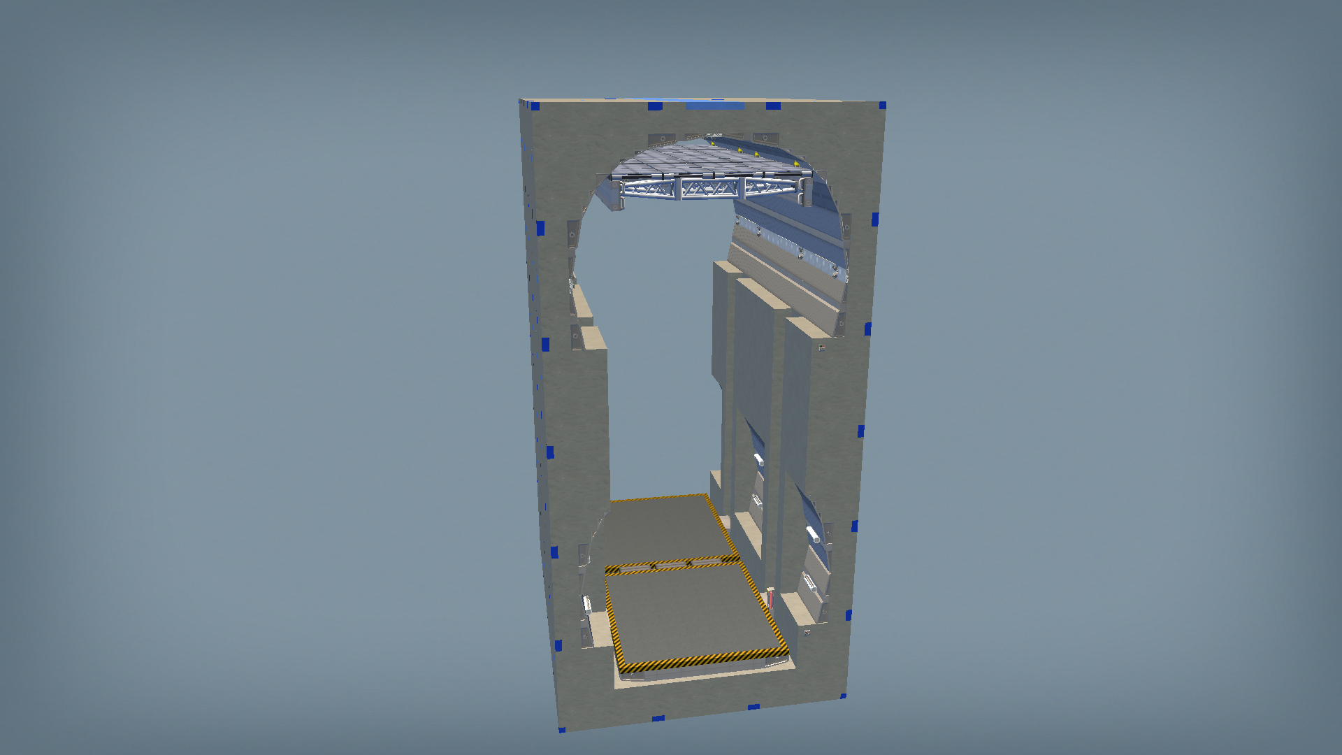 b3k block tube corridor elevator extended