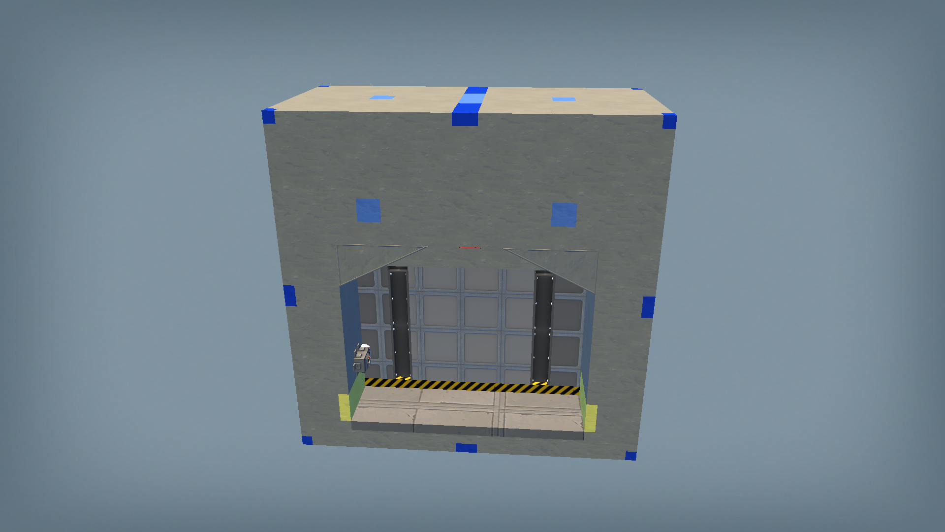 b3k block color-accessed big door