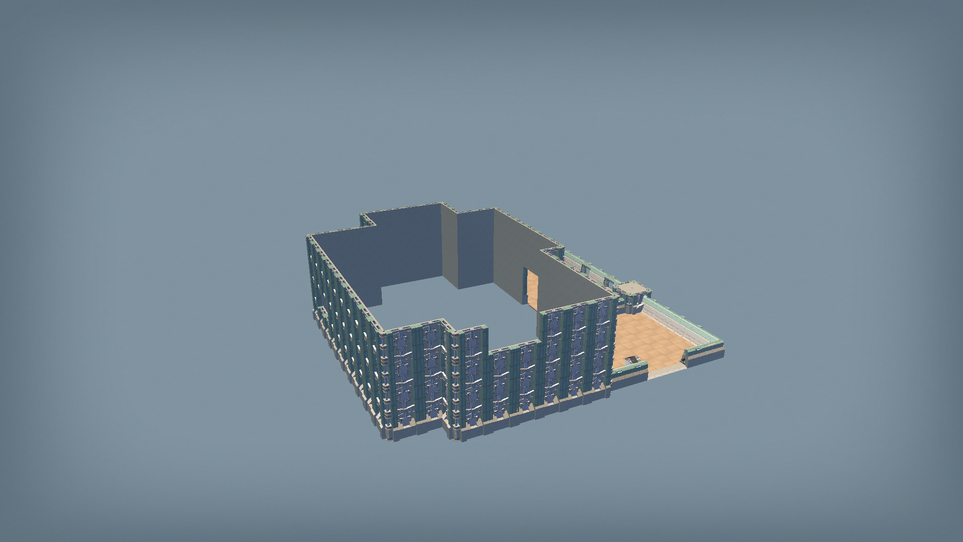 bunker blocks building 6 old ver part 2 +park