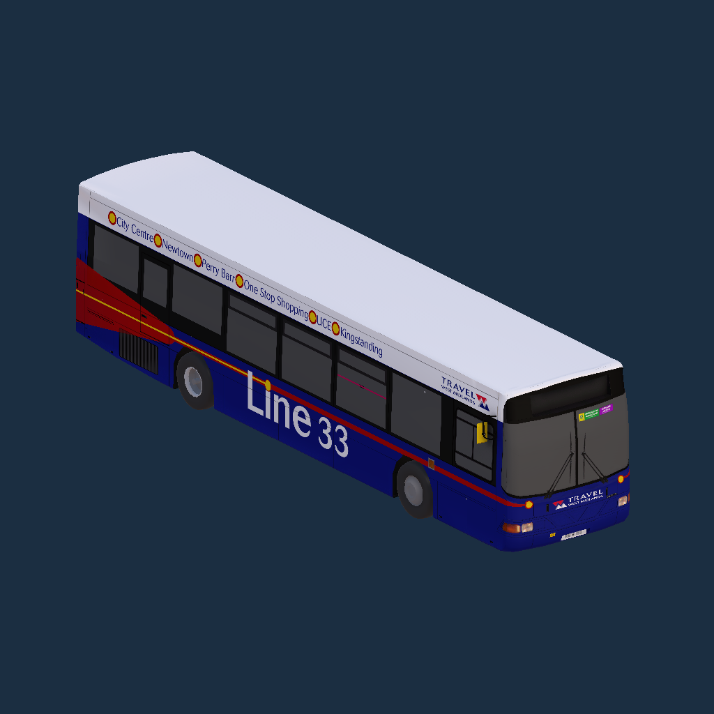 Volvo B10L - Wright Liberator TWM Line 33 Blue