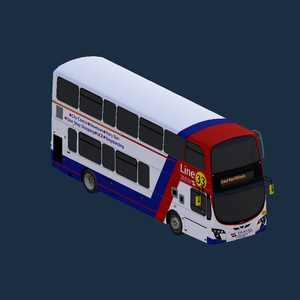 B9TL Eclipse Gemini 2 - Travel West Midlands Line 33 Batch 2A