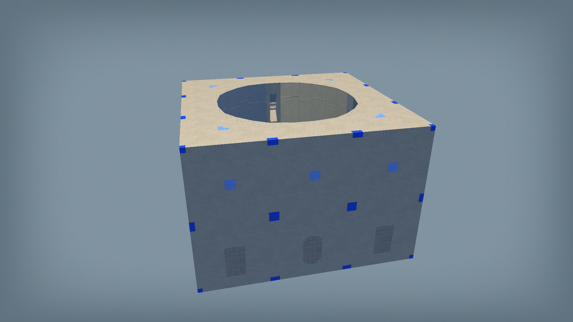 b3k block 2:2 silo base