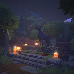 Hexed Grove At Night