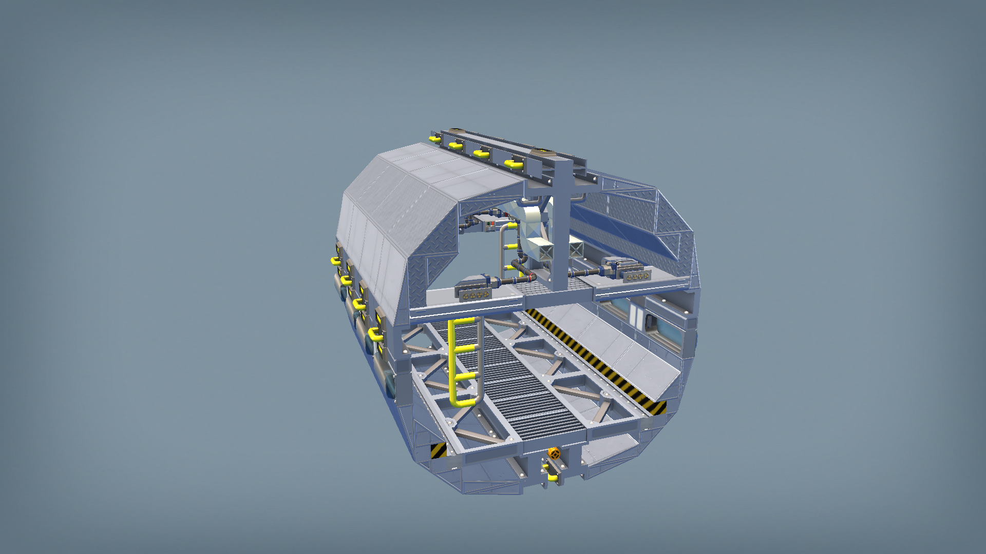 space station I corridor maintnance section