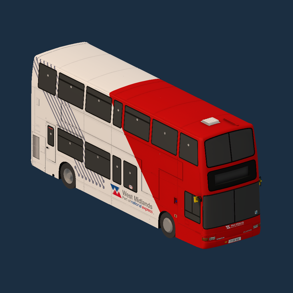 Plaxton President - WMNX West Midlands part of National Express