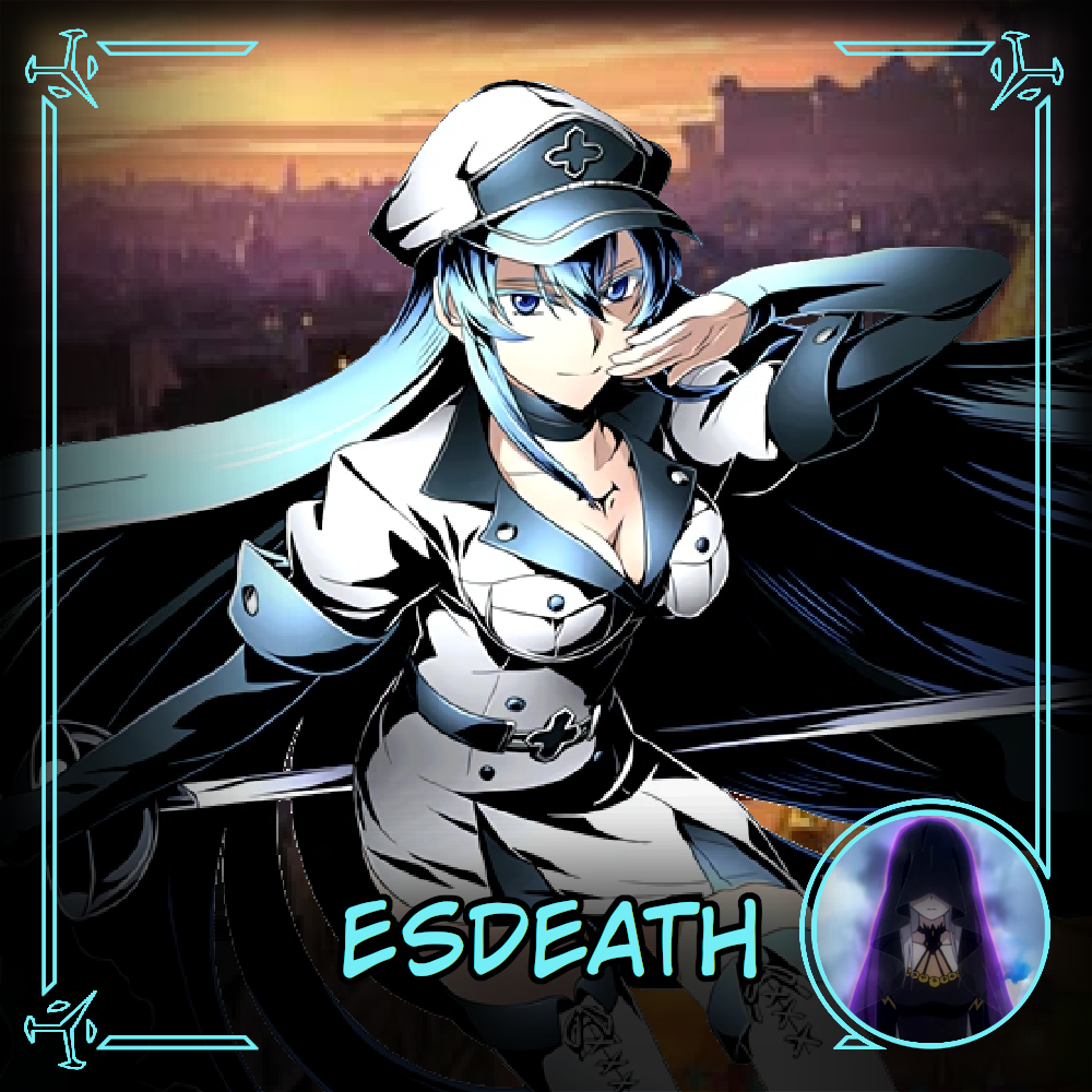Esdeath - Anime Villainous Satella Reskin
