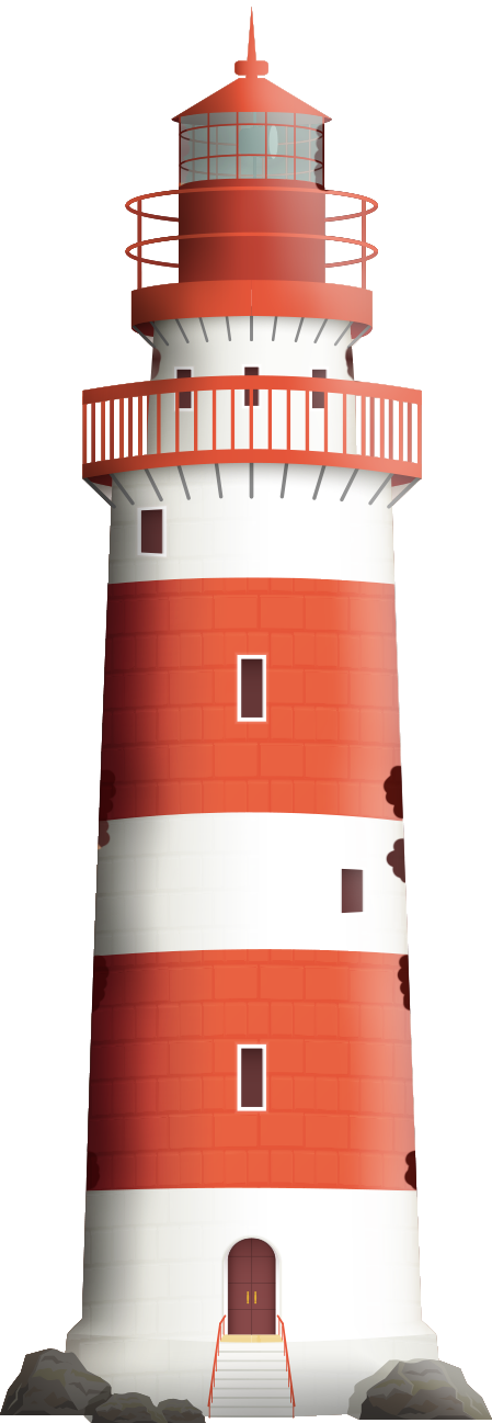 Turm Rot See
