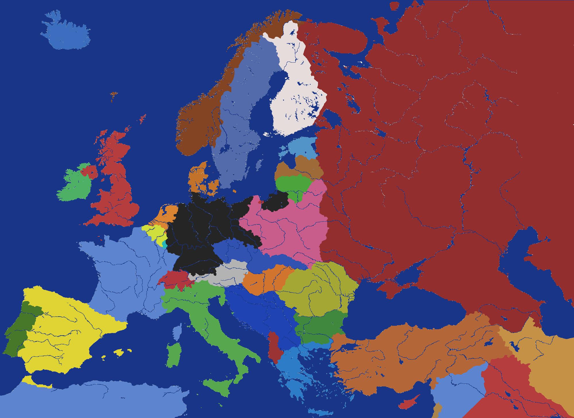Maso's Advanced Europe - 1936