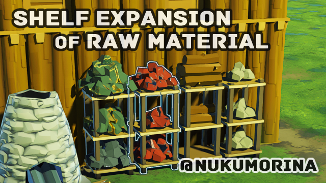 Shelf Expansion of Raw Material