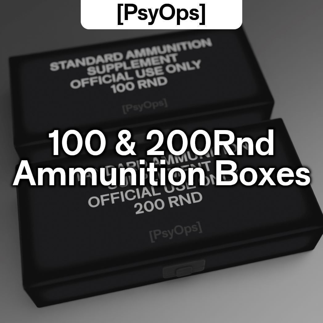 100 & 200 Round Ammunition Boxes