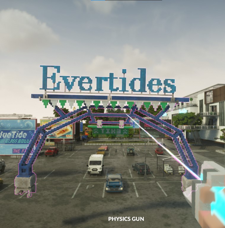 The Evertides Mall all are prop and without backdrop