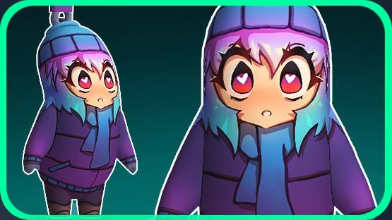 Charm | Kawaii Winter Girl