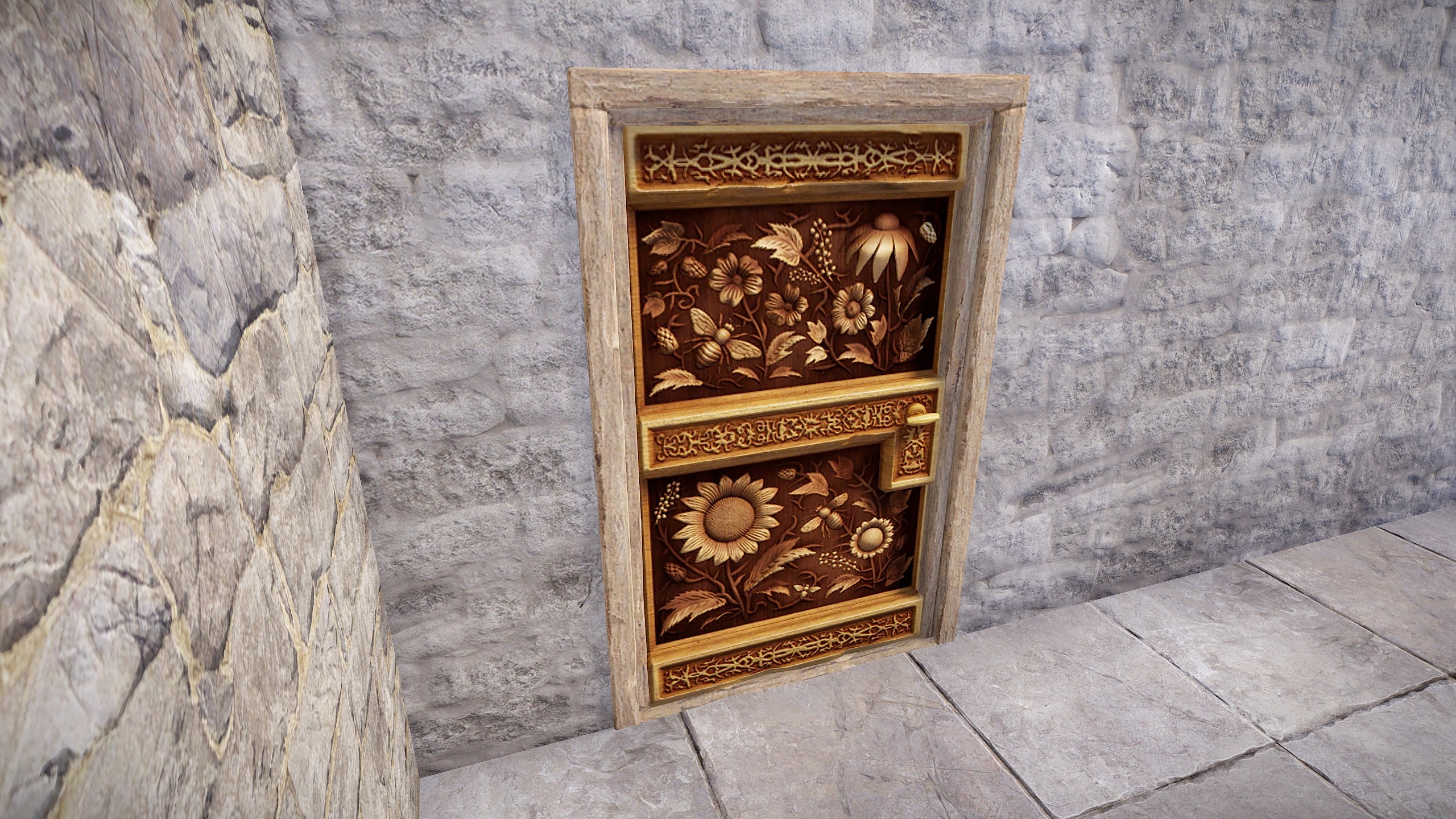 Whittled Bloom Door thumbnail 5