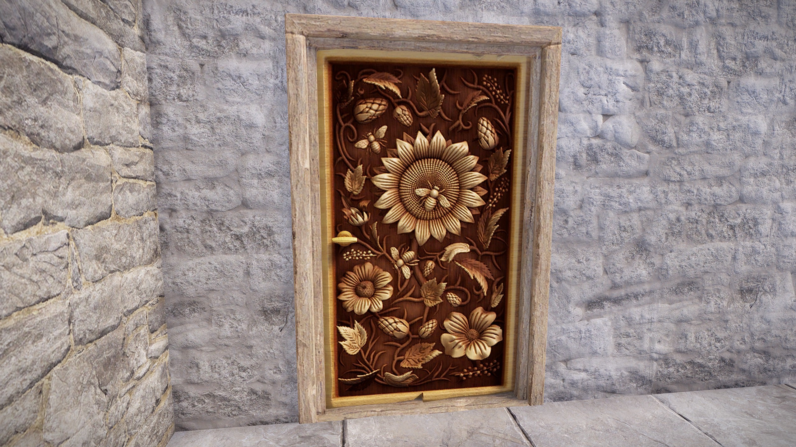 Whittled Bloom Door thumbnail 6