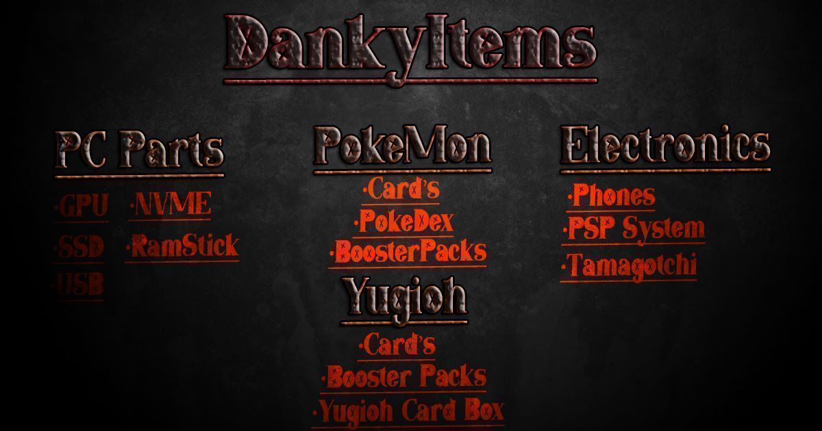 Danky Items