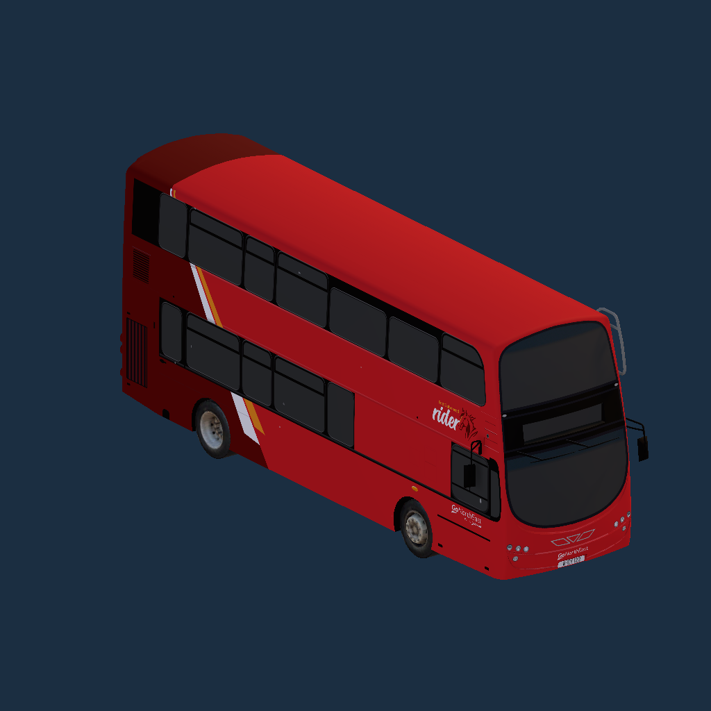 Go North East East Gateshead Rider Volvo B9TL Wright Gemini 2