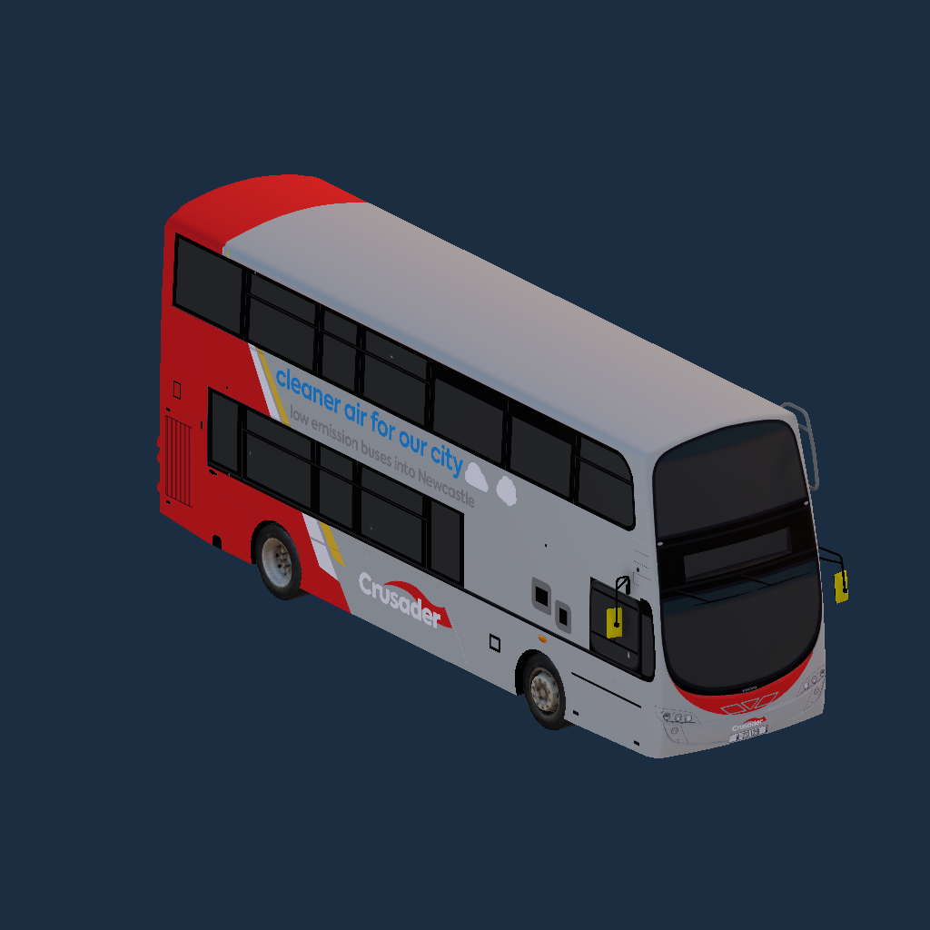 Go North East Crusader Volvo B9TL Wright Gemini 2 2012