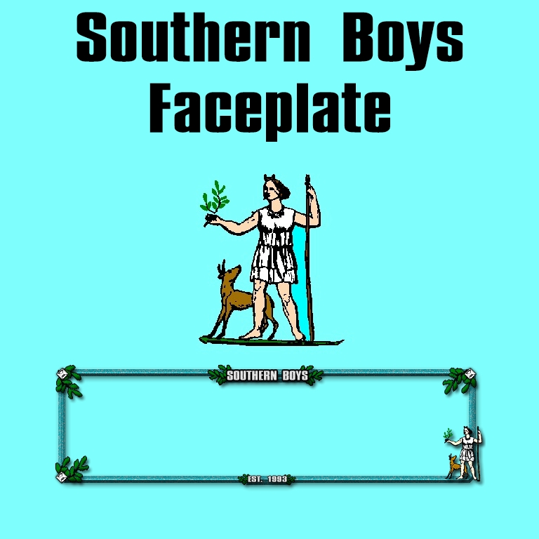 Official Southern Boys Clan Faceplate