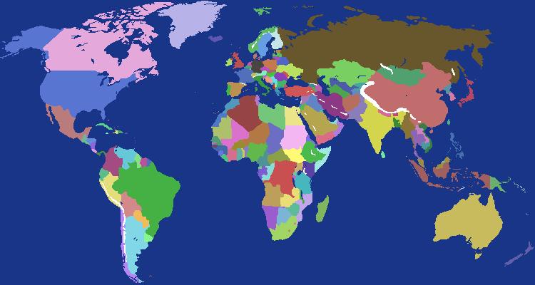 World Map - Old Version