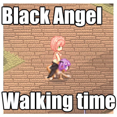 [NSFW]Black Angel Walking Time