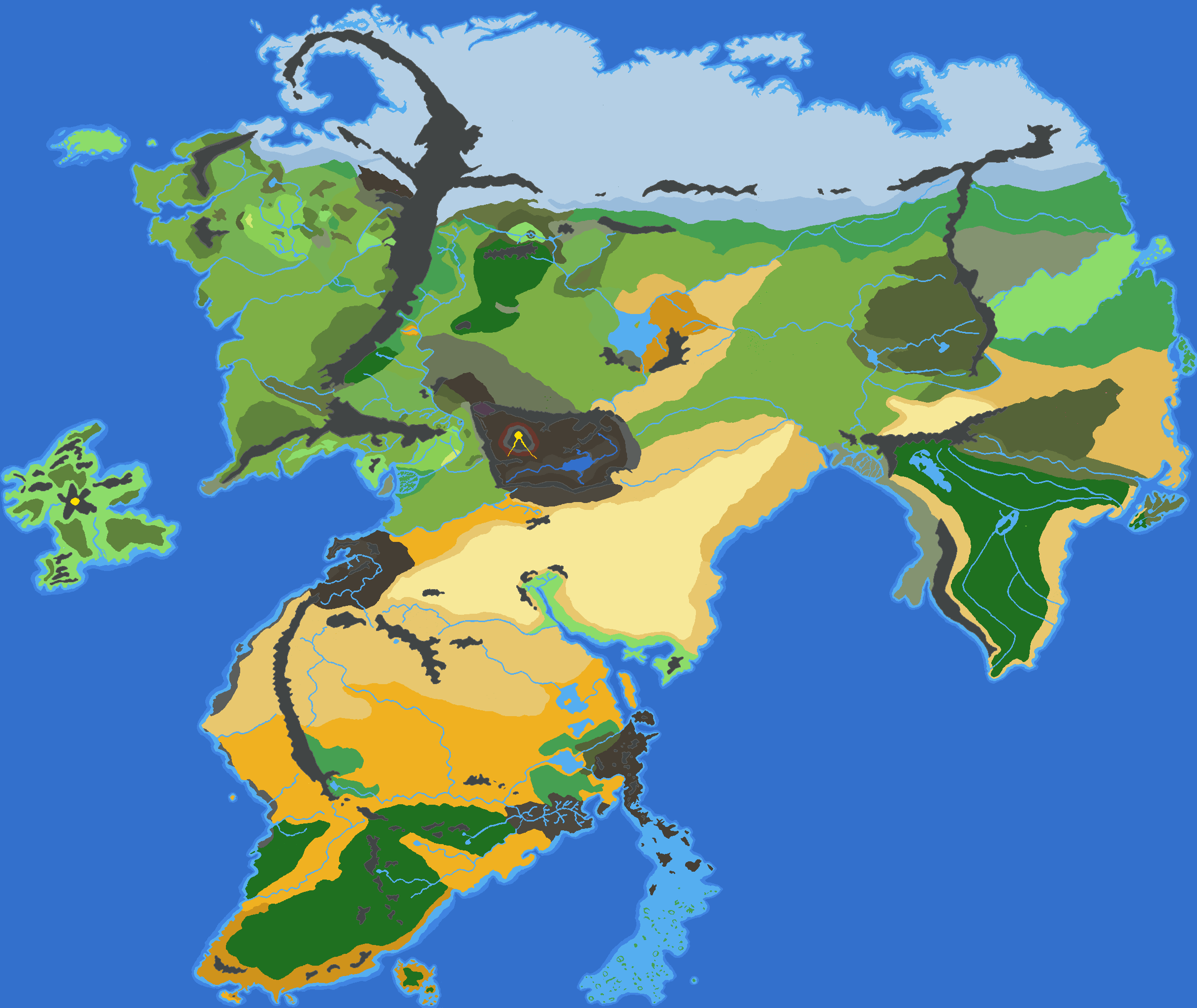 Middle Earth - Full Continent